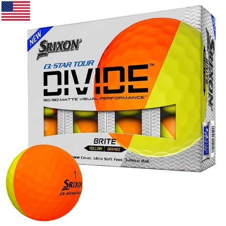 毎日発送】スリクソン 2020 Q-STAR TOUR DIVIDE ゴルフボール オレンジ