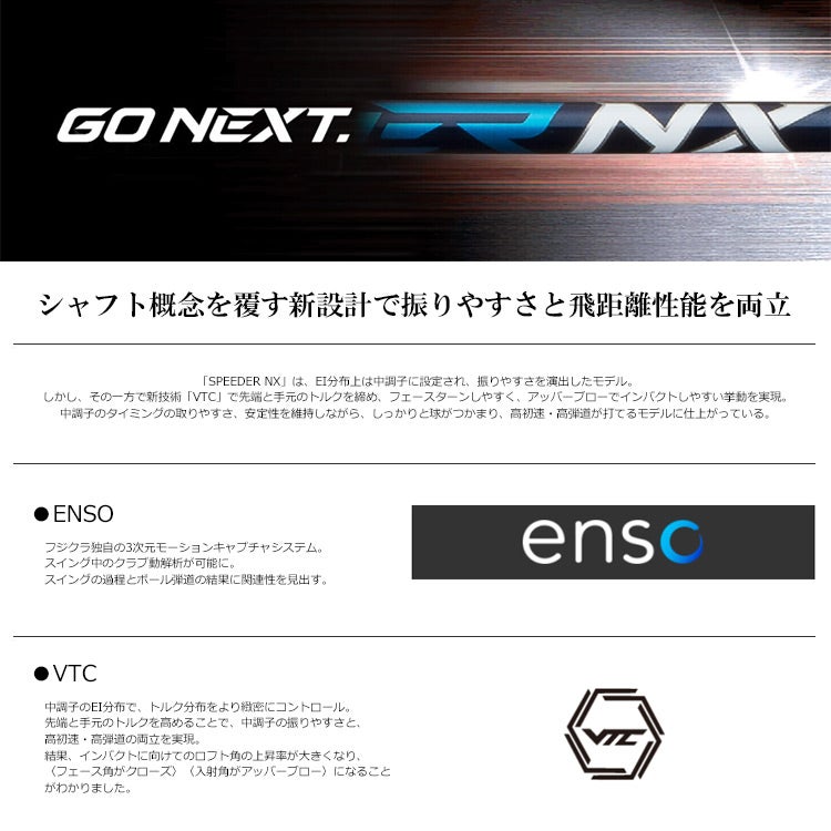 タイトリスト スリーブ付きシャフト Fujikura Speeder NX (TSi／TS
