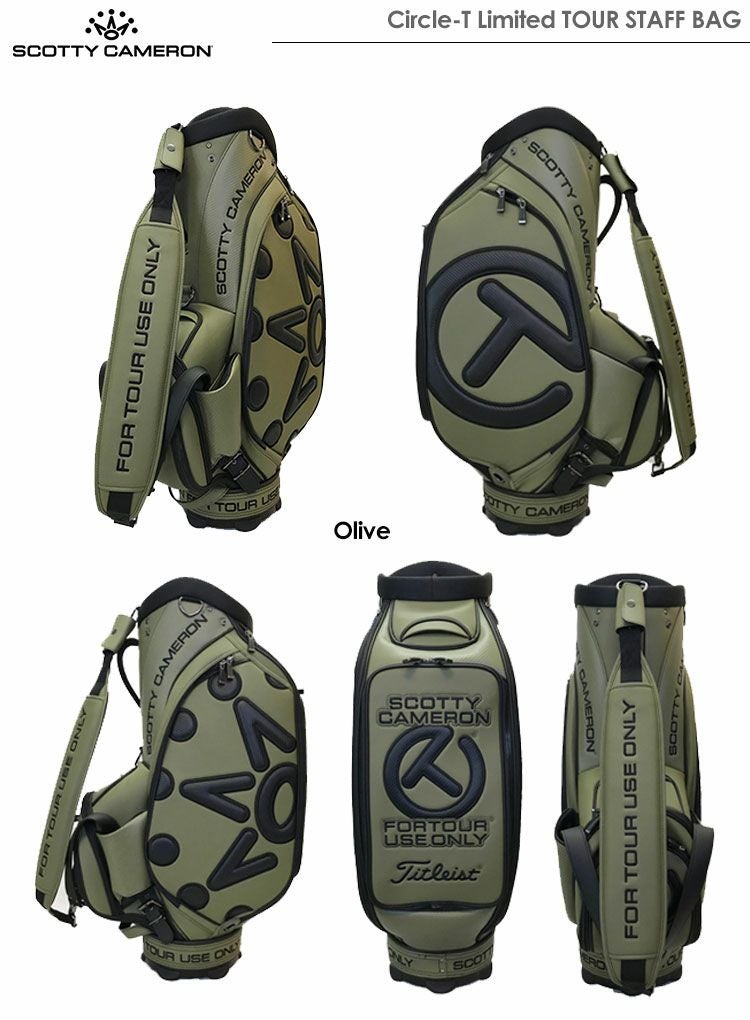 スコッティキャメロンCircle-TLimitedTOURSTAFFBAG