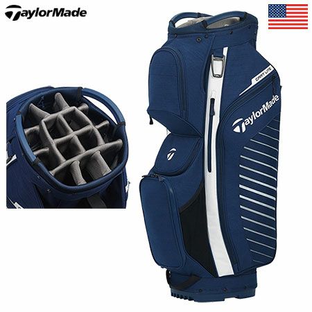 テーラーメイド Cart Lite Bag N7752801 NavyFlag/White 14分割