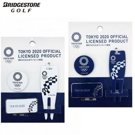 ブリヂストン_キャップマーカー・グリーンフォークセット_東京2020公式ライセンス商品_GA20O