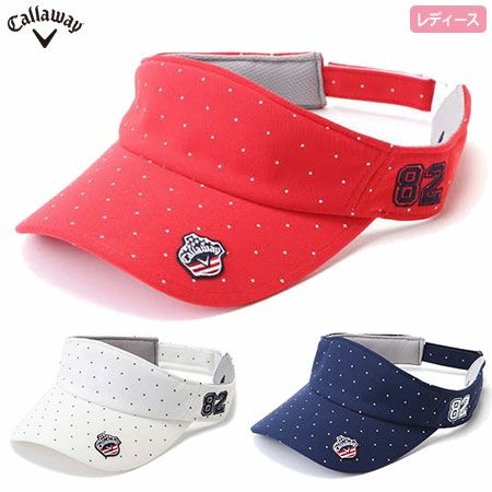 キャロウェイ星柄ドットプリントバイザー241-9184807