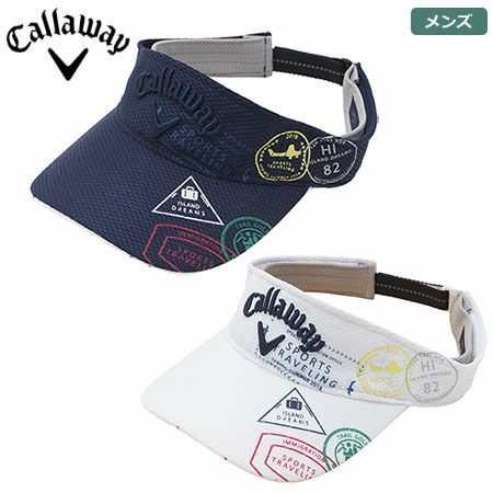 キャロウェイスタンププリント鹿の子メッシュバイザー241-8184503