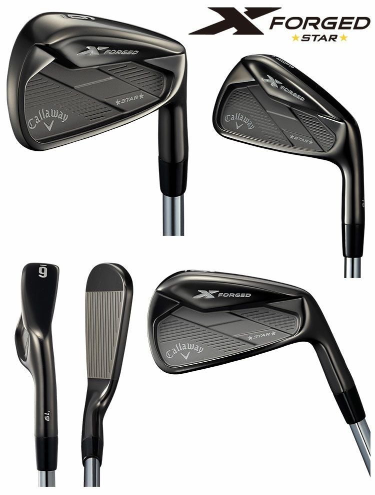 キャロウェイX_FORGED_STARスモークアイアンセット