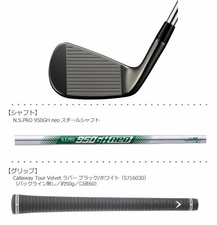 キャロウェイX_FORGED_STARスモークアイアンセット