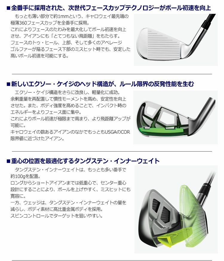 キャロウェイEPICアイアン
