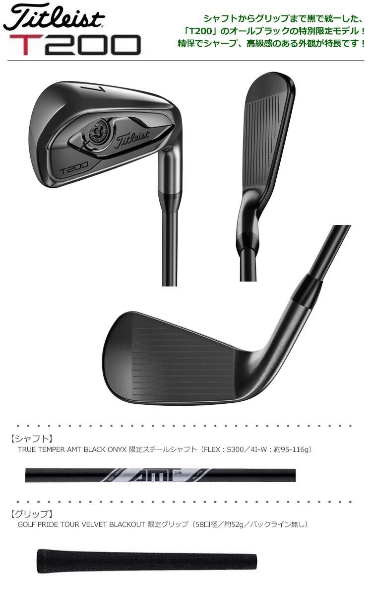 タイトリスト_Titleist_T100_T200_T300_T400_アイアンセット