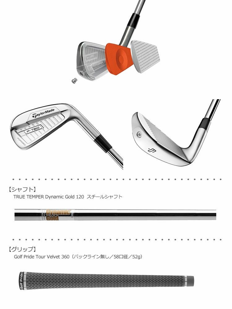 テーラーメイドTaylorMadeP760アイアン