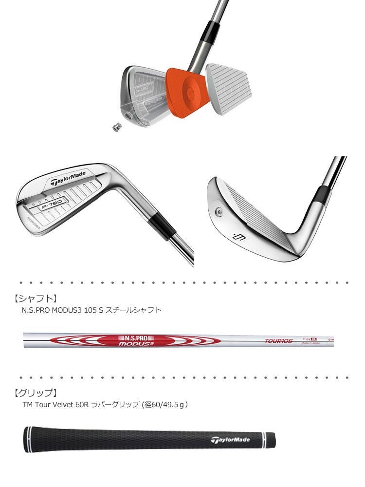 テーラーメイドTaylorMadeP760アイアン