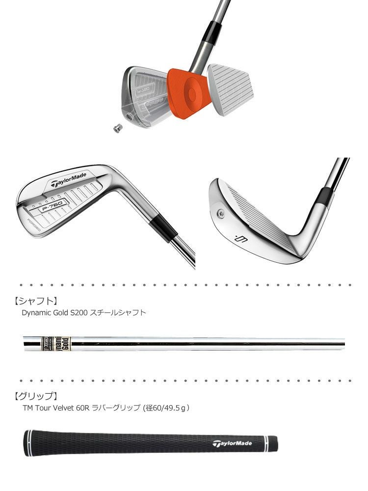 テーラーメイドTaylorMadeP760アイアン