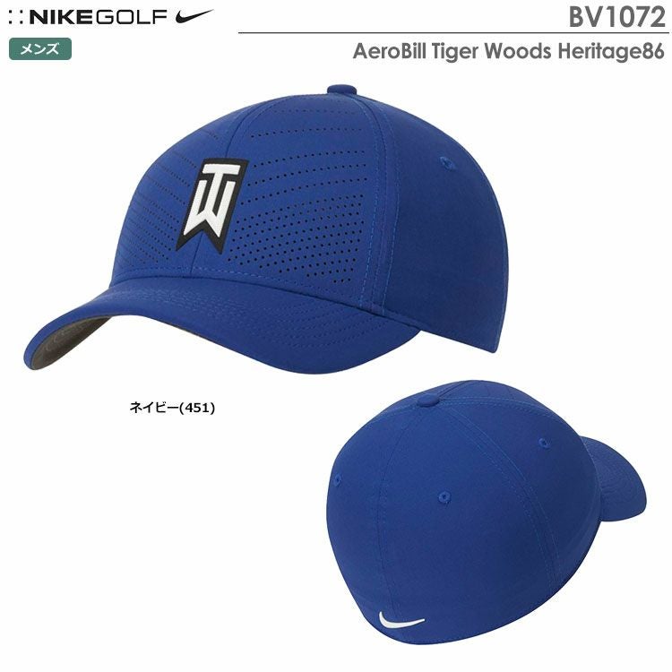 ナイキAeroBillTigerWoodsHeritage86BV1072ルクラシック99フィッテドゴルフキャップ