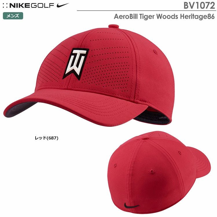 ナイキAeroBillTigerWoodsHeritage86BV1072ルクラシック99フィッテドゴルフキャップ