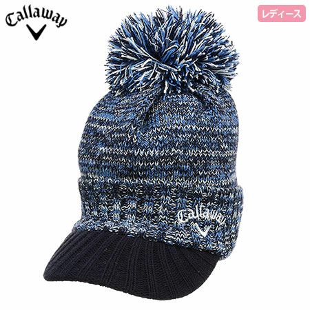キャロウェイツバ付きMIXリブニットキャップ241-7284811