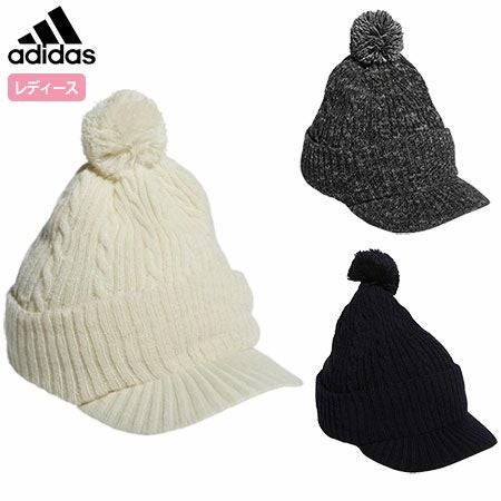アディダスウィメンズADICROSSバイザーニットキャップHFG39