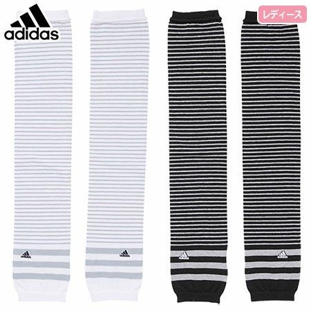 アディダスサムホール付きストライプUVアームカバーCCS17