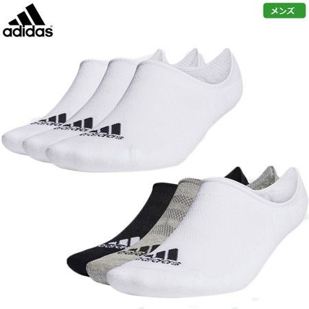 アディダス_PRIMEGREEN3P_ゴルフソックス_ローカット_メンズ_22849