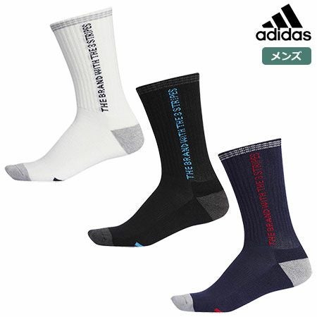 アディダスレタリングウオームソックスクルーHFW10