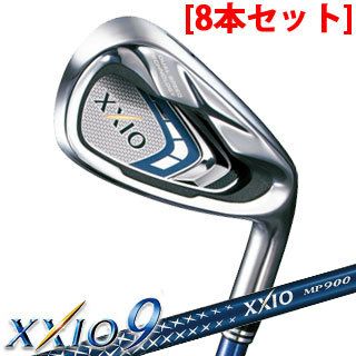 ダンロップゼクシオナインXXIO9アイアンMP900カーボンシャフト装着