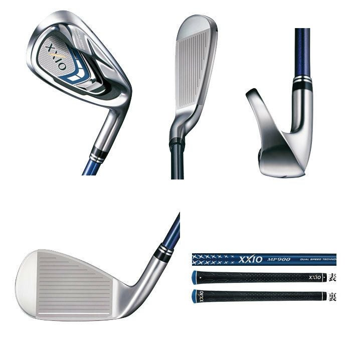 ダンロップゼクシオナインXXIO9アイアンMP900カーボンシャフト装着