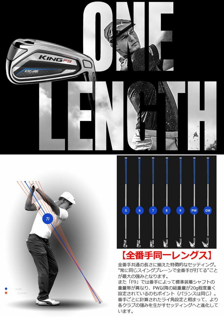 コブラCOBRA_KINGF9ワンレングスアイアン