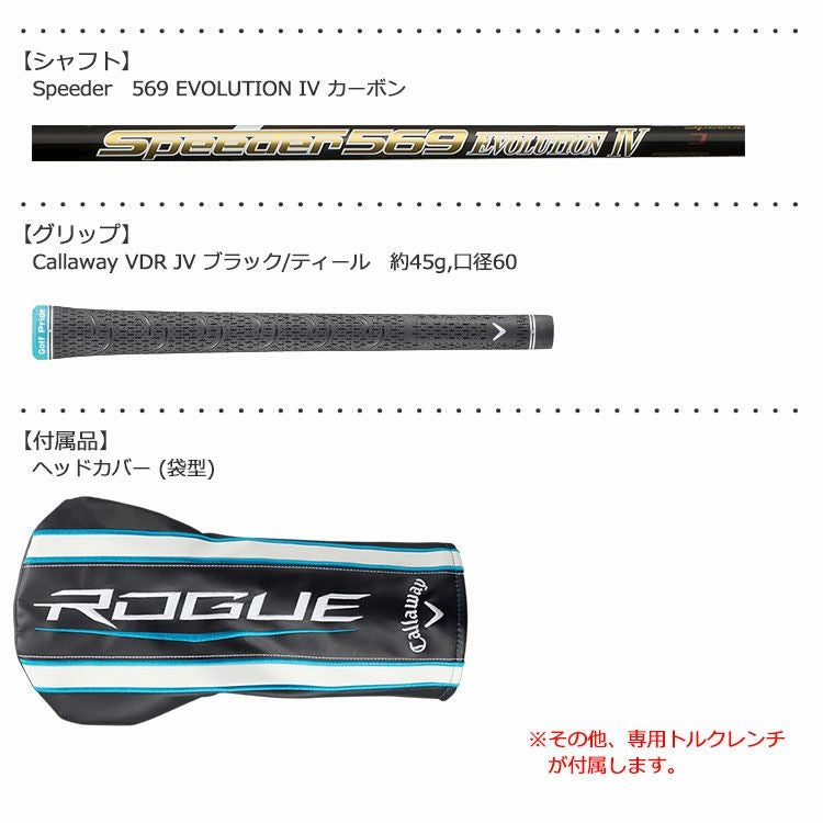 キャロウェイROGUESUBZEROドライバー