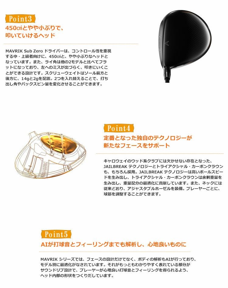 キャロウェイ_マーベリック_CALLAWAY_MAVRIK