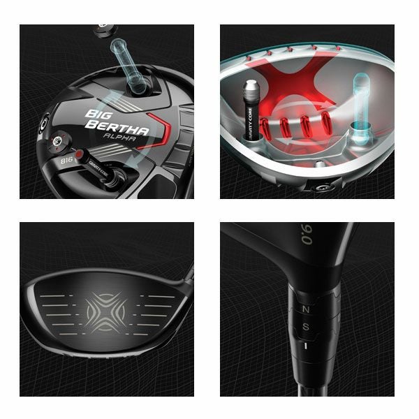 キャロウェイBigBerthaAlpha816DoubleBlackDiamondドライバーUSA直輸入品