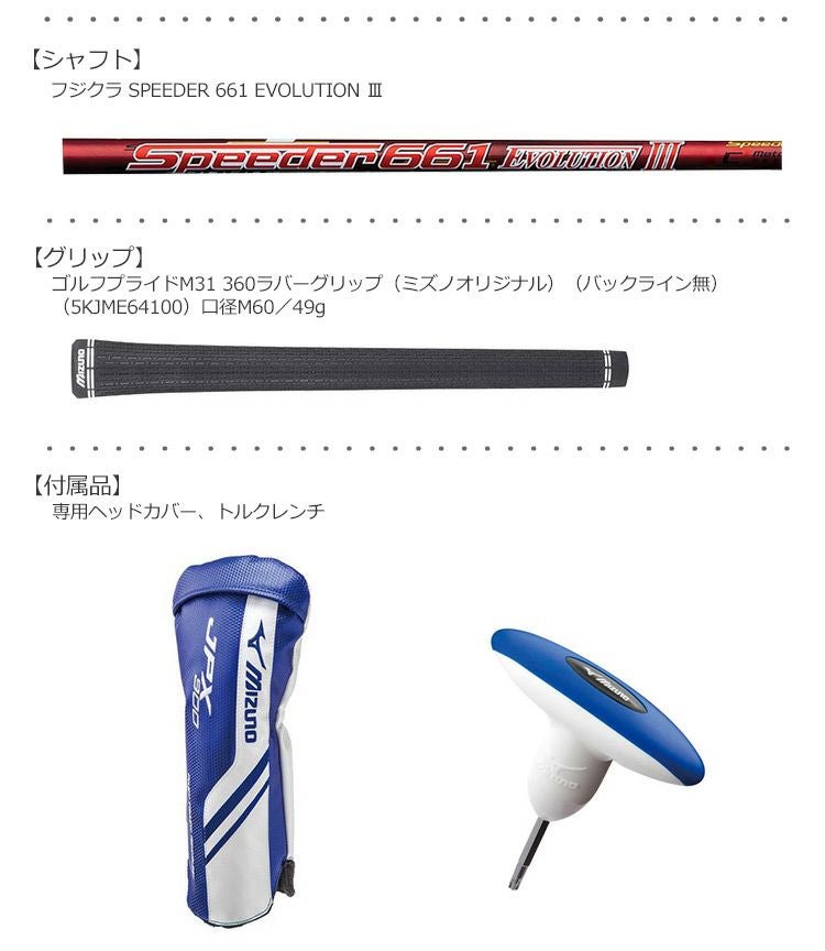 ミズノMIZUNO_JPX900ドライバー