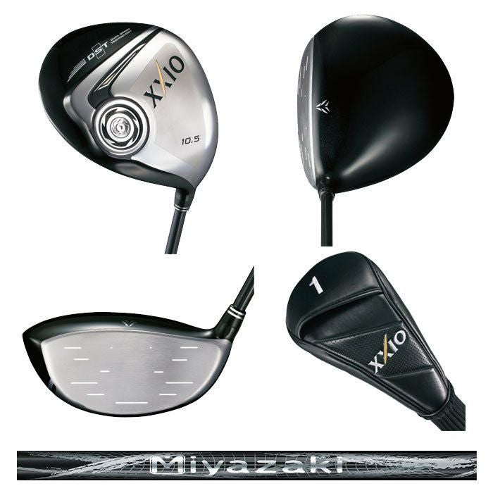ダンロップゼクシオナインXXIO9ドライバーMiyazakiカーボンシャフト装着