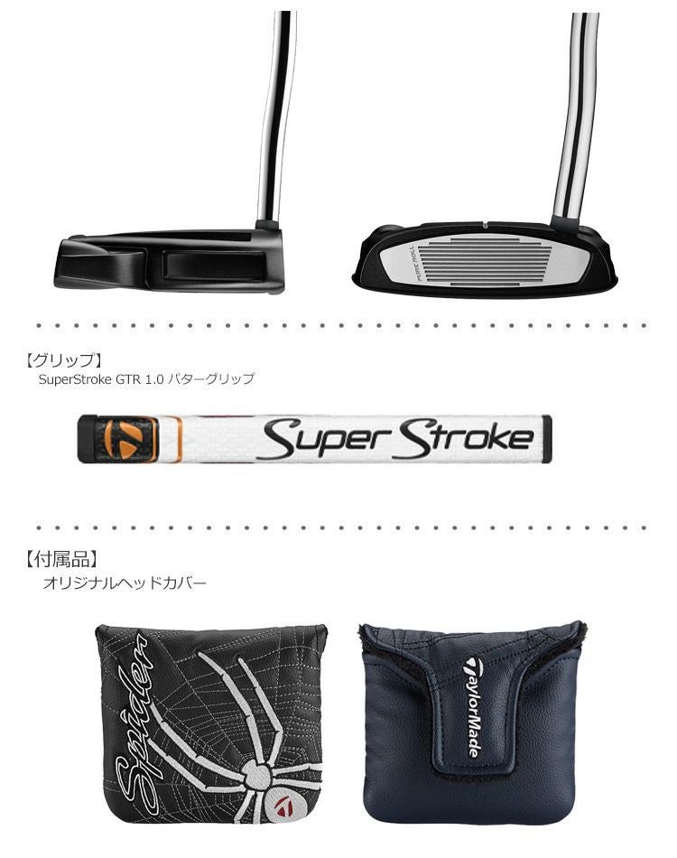 テーラーメイド_TaylorMade_SPIDER_TOUR_BLACK