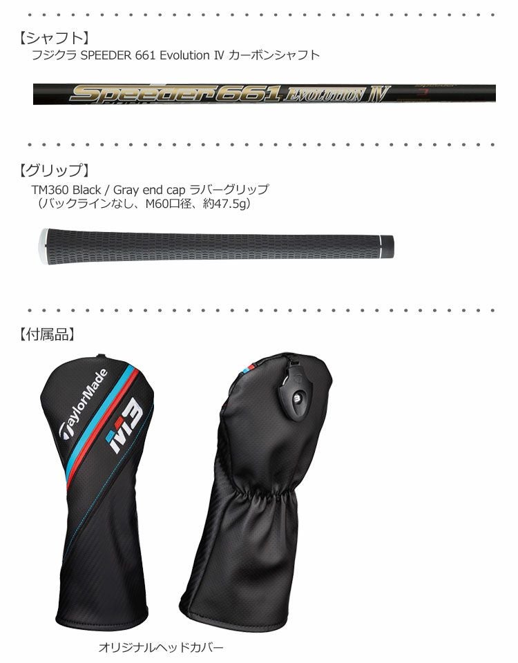 テーラーメイドTaylorMadeM3フェアウェイ