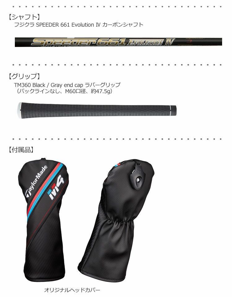 テーラーメイドTaylorMadeM4フェアウェイ