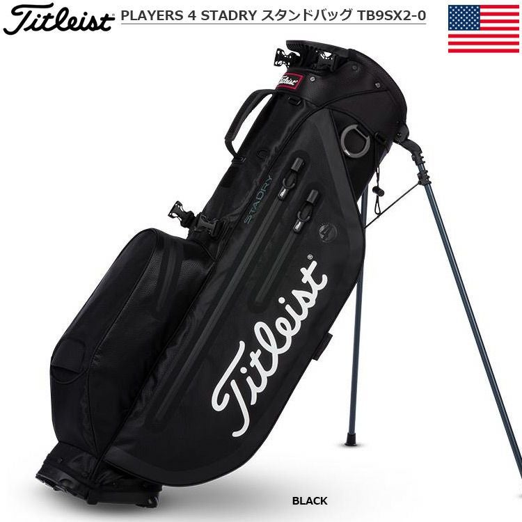 タイトリスト_PLAYERS4STADRY_スタンドバッグ_TB9SX2-0