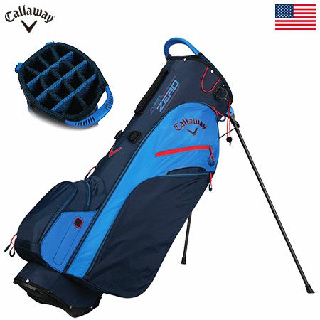 Callaway Golf キャディバッグ 14分割 ブラック ブルー ADVANCE
