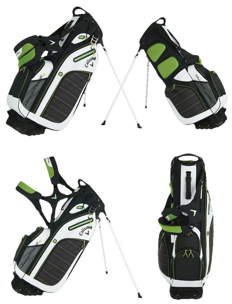 良品 キャロウェイ HYPER•LITE5 希少キャディバッグ 5分割スタンド式 キャディバッグ キャロウェイ CALLAWAY HYPER-LITE 5 スタンドバッグ