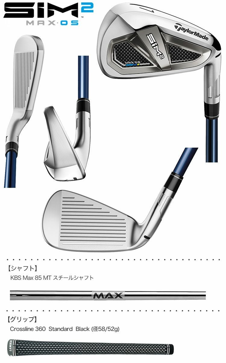 テーラーメイドSIM2MaxOSアイアンセット