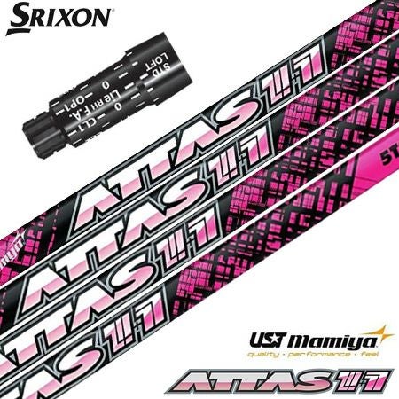 ATTAS 11 シャフト 5s 　srixon スリーブ付 スリクソン スリーブ付きシャフト ATTAS11 アッタスジャック ピンク