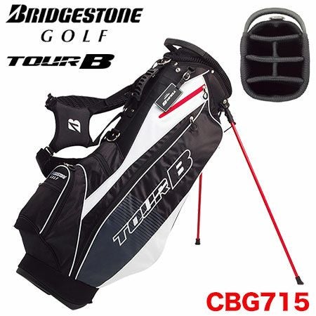 ブリヂストンTOURBキャディバッグ軽量アクティブスタンドバッグCBG715