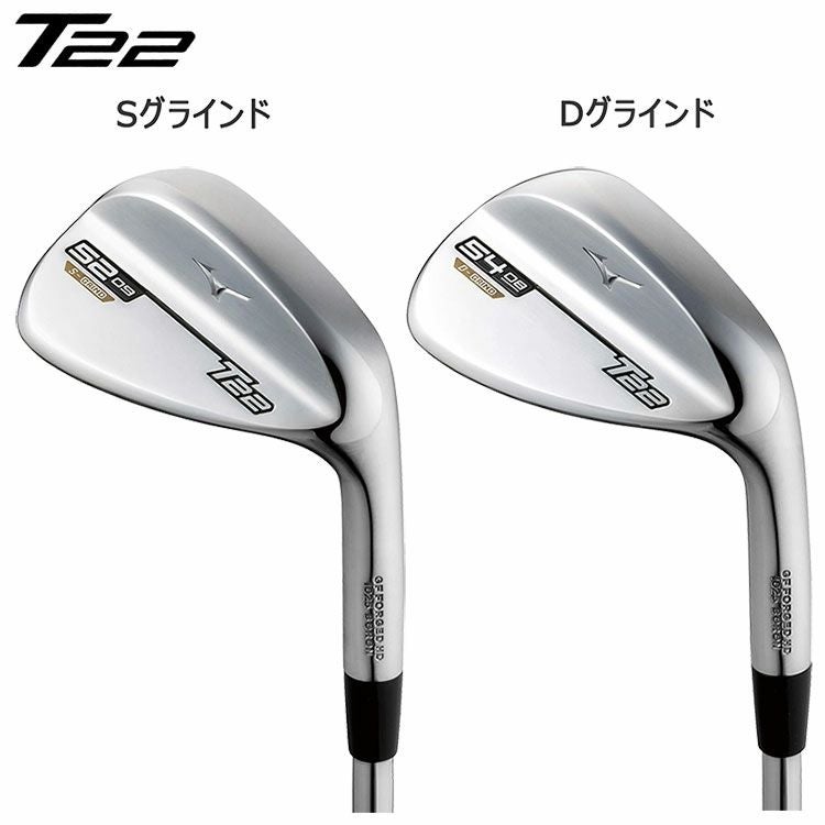 特注 ミズノ T22 ウエッジ サテン仕上げ Dynamic Gold HT スチール