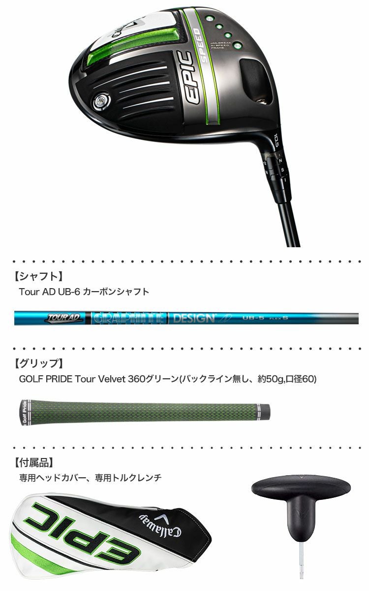 キャロウェイEPICSPEEDドライバー