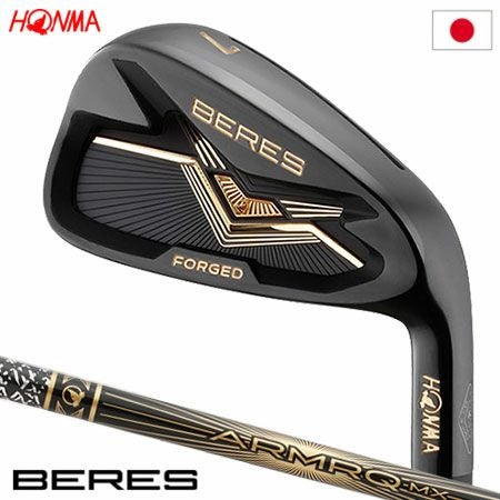 毎日発送】本間ゴルフ BERES BLACK アイアンセット 6本組(#6-11) ARMRQ