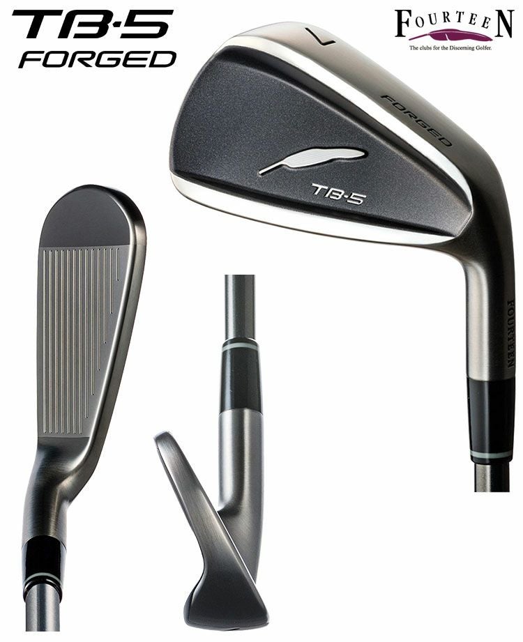 毎日発送】フォーティーン TB-5 FORGED BLACK Edition アイアンセット
