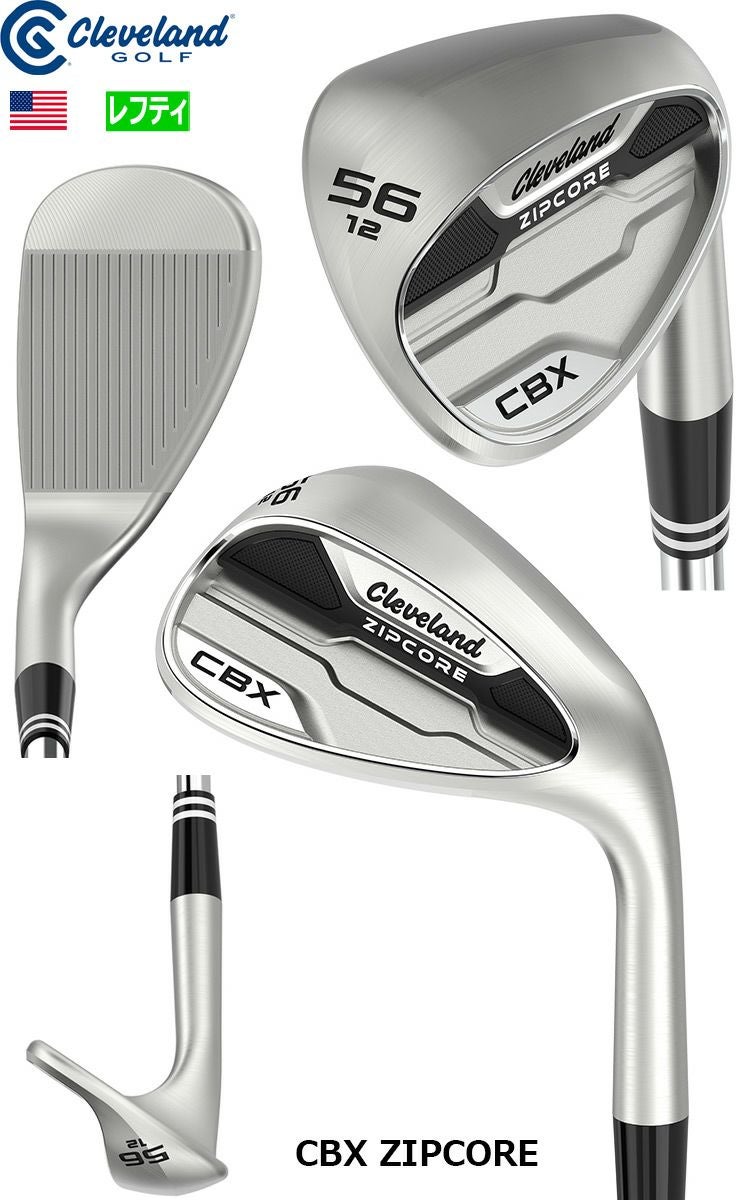 クリーブランド_CLEVELAND_CBX_ZIPCORE_ウェッジ_レフティ_左用