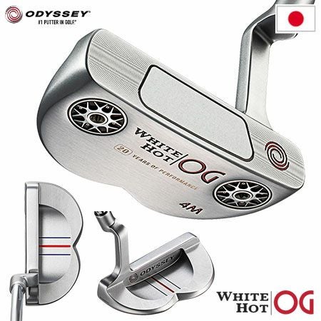 オデッセイ WHITE HOT OG #4M パター スチールシャフト装着 ODYSSEY