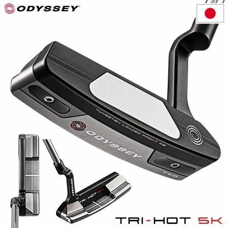 ODYSSEY TRI-HOT 5K TWOパター メンズ 右用 STROKE LABシャフト装着
