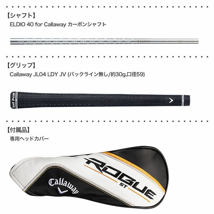 キャロウェイROGUESTMAXFASTフェアウェイウッド