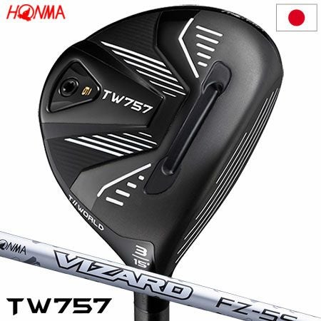 毎日発送】ホンマ T//WORLD TW757 FW フェアウェイウッド メンズ 右用
