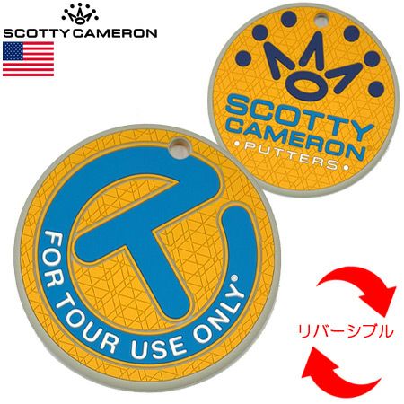 スコッティキャメロン　パッティングディスク サークルT ブルー/イエロー 希少 スコッティキャメロン Rubber Putting Disc Circle-T YELLOW/BLUE