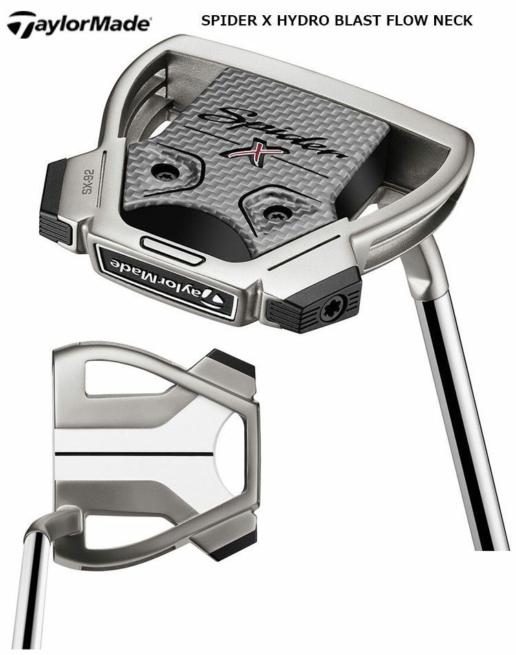 テーラーメイドSPIDERXHYDROBLASTFLOWNECKスパイダーXハイドロブラストフローネック#9パターメンズ右用USA直輸入品