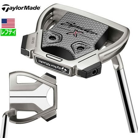 テーラーメイドSPIDERXHYDROBLASTFLOWNECKスパイダーXハイドロブラストフローネック#9パターメンズレフティー左用USA直輸入品